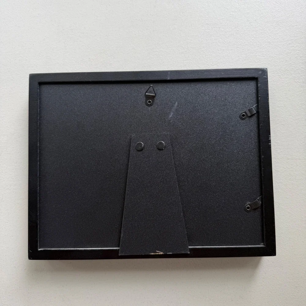 Black Wood Family Quote Shadow Box Picture Frame 4x6